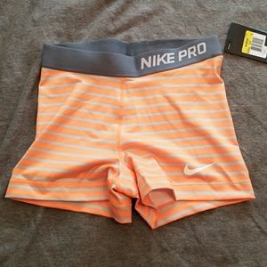Nike pro compression shorts
